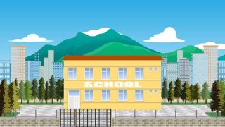 graphic of a School building